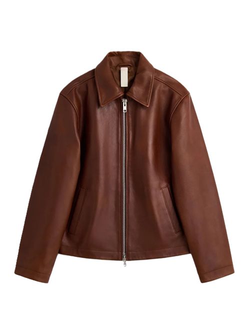 short leather jacket Sunflower | 6041179 COGNAC